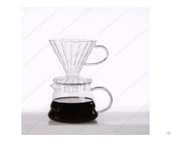 Glass Cone Pour Over Hand Drip Coffee Filter