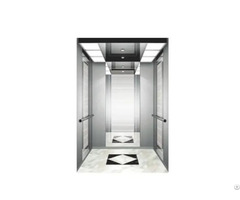 Fh K46 Stainless Steel Double Round Handrail Passenger Elevator