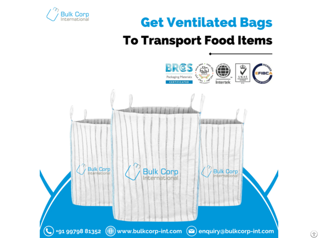 Buy Ventilated Big Bags From Bulk Corp International