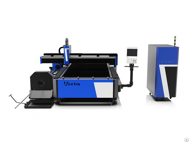 New Design Fiber Laser Cutting Machine With Rotary Axis