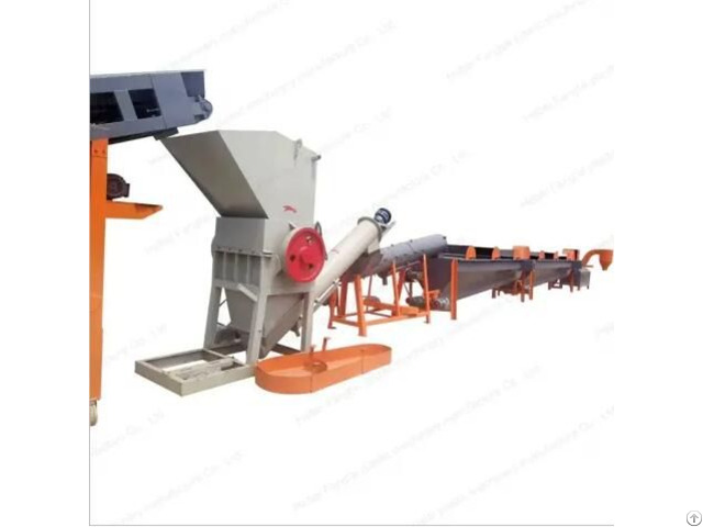 Pet Bottles Crushing Washing Line For Plastic Recycling Machine