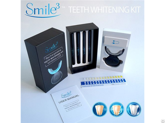 Wholesale Blue Led Light Teeth Whitening Rechargeable Home Kit