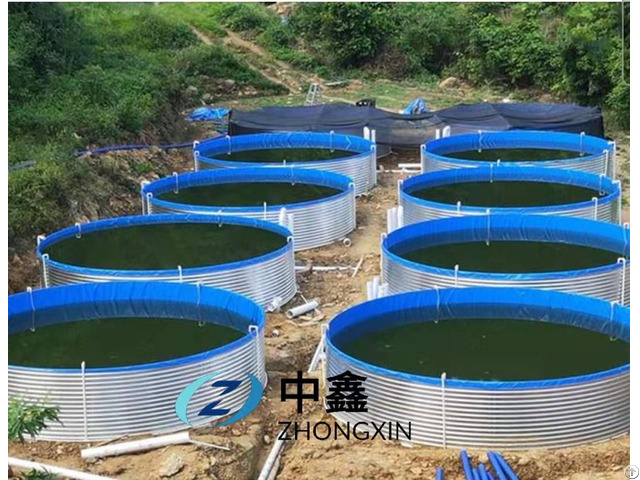 Galvanized Sheet Pvc Tanks For Aquaculture