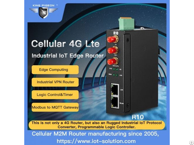 Multi Scenario Application Wireless Industrial Iot Edge Router 4g Sim Card