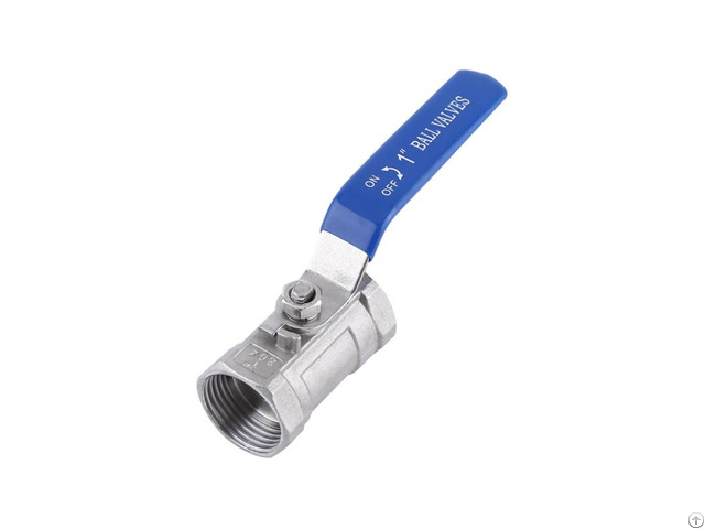 Stainless Steel 1pc Thread Ball Valve