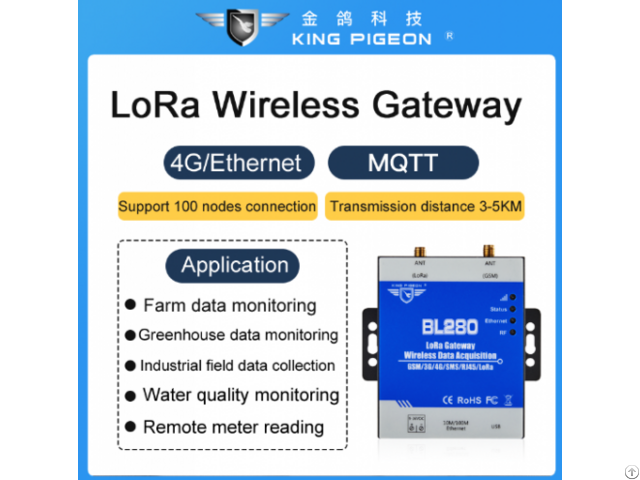 Multiple Data 4g Lora Wireless Industrial Acquisition Gateway