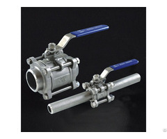 R410 3 Pieces Butt Weld Ball Valve