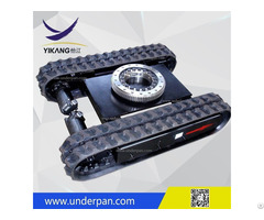 Rubber Tracked Undercarriage With Hydraulic Motor For 0 5 150 Ton Crawler Drilling Excavator Crusher