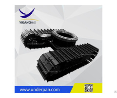 Custom Steel Track Undercarriage With Slewing Bearing For Underwater Machinery