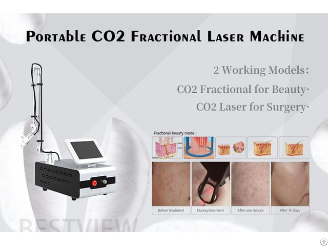 Portable Co2 Fractional Laser Machine Equipment