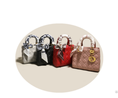 Spring And Summer Hot Style Oblique Cross Portable Tote High Quality Diamond Chain Bag