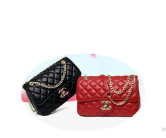 Women S New Trend Line Diamond Chain Small Fragrance Style Shoulder Messenger Bag