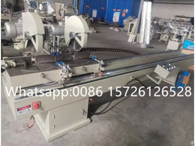 Double Head Precision Cutting Saw Machine For Pvc Win Door