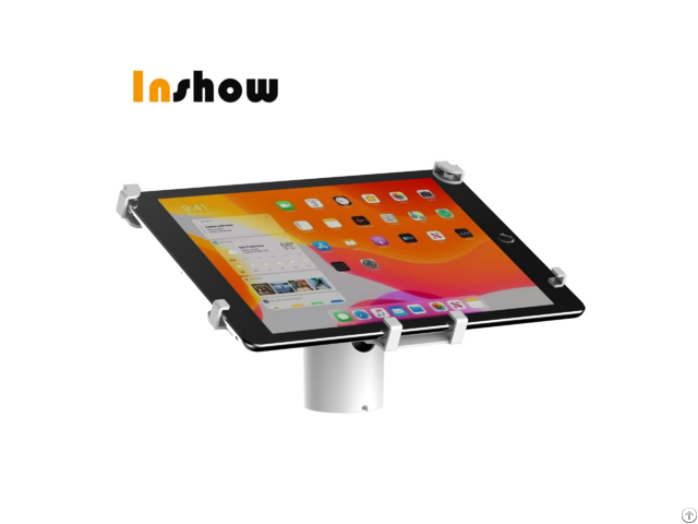 Inshow Anti Theft Metal Tablet Enclosure Desktop Security Stand