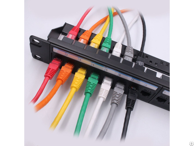 Cat6 Inline Coupler Utp Keystone Jack 24port Patch Panel