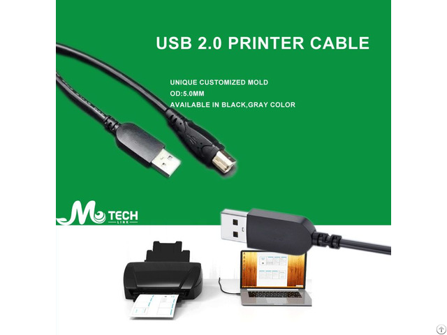 Usb2 0 Am To Bm Printer Cable