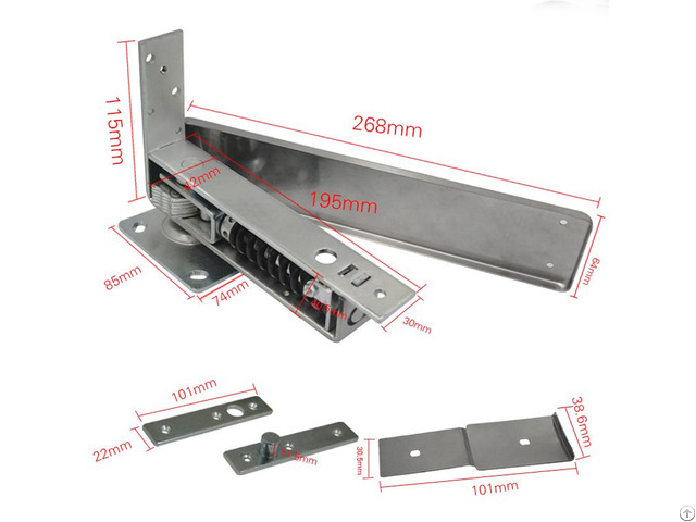 Hot Sales Peru Style Wooden Door Closer Floor Spring