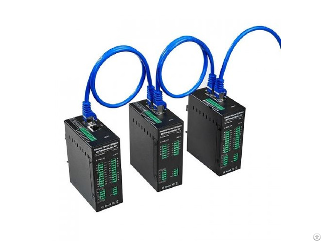 8din 8ain 8do Ethernet Remote Data Acquisition Dual Network Ports Io Module