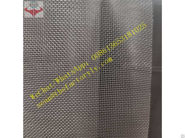 Anti Mosquito Windows Safety Protection Stainless Steel Woven Mesh Window Screen