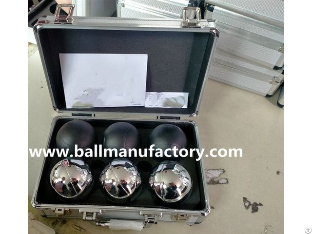 Supply Metal Petanaue Boules Balls With Aluminum Case In Nice Price