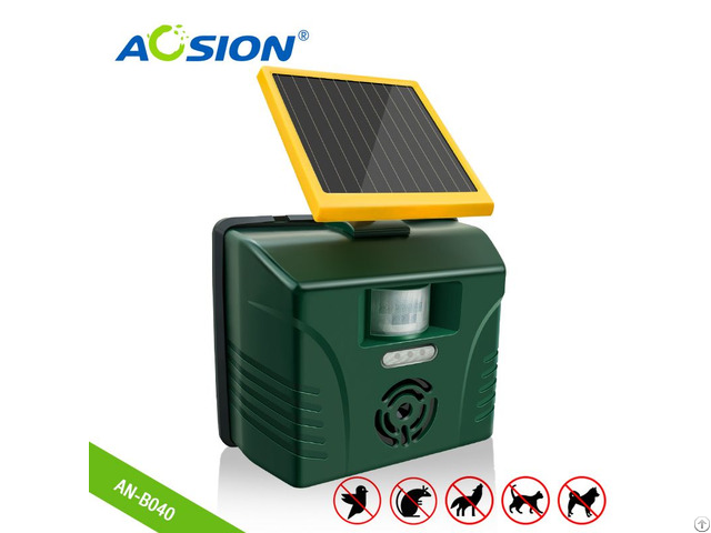 Aosion Ultrasonic Solar Animal Repeller Outdoor Birds Repellent