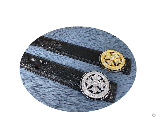 Crocodile Leather Business Leisure Giant Luxury Trendy Fashion Pants Belt