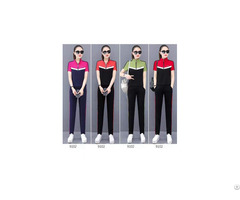 Monisa Lady Sports Leisure Colorful Suit With Long Trousers In Summer