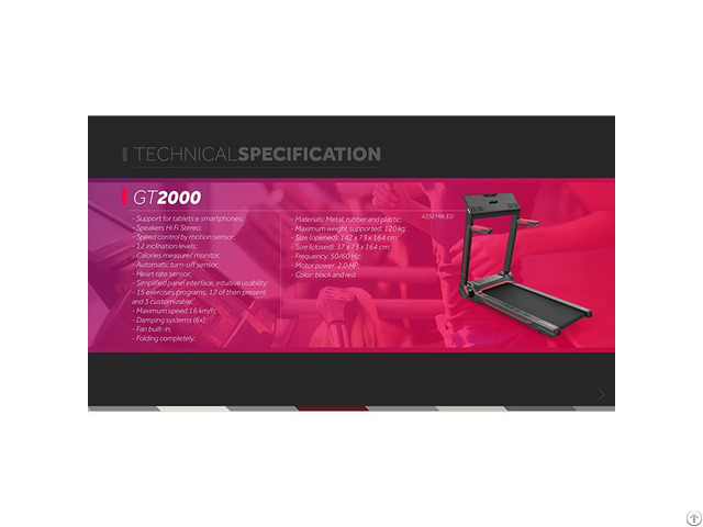 Gt2000 Treadmill