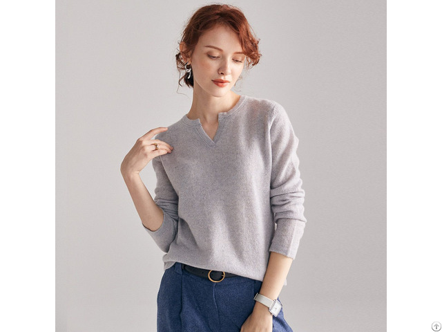 Knitted 100% Cashmere Sweater Pullovers