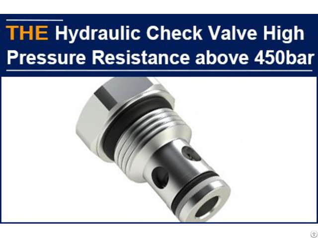 Hydraulic Check Valve High Pressure Resistance Above 450bar