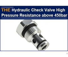 Hydraulic Check Valve High Pressure Resistance Above 450bar