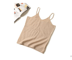 Ysknits Ladies Knitted Cashmere Tank Top