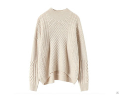 Chunky Ribbed Knitted Relaxed Cashmere Sweater Knitwear