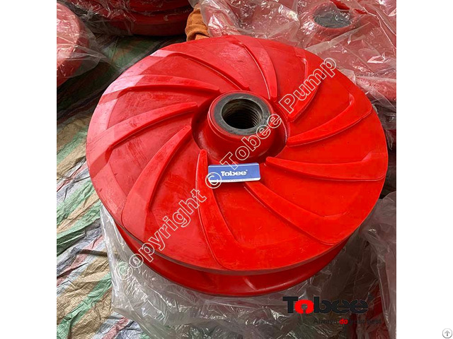 Tobee Urethane Impeller F6147u38 For 8x6 Ah Series Slurry Pump