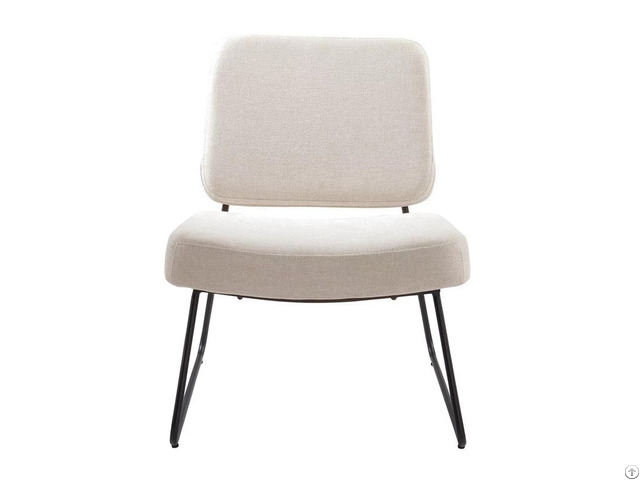 Relax Chair Ac030 Modern Furniture Metal Frame Iron Legs Living Room Chairs Easy Cleaning Fabric