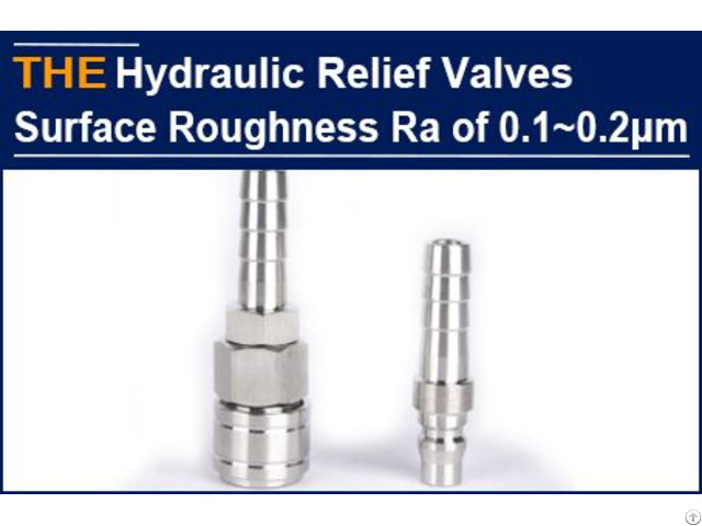 Hydraulic Relief Valves Surface Roughness Ra Of 0 1 0 2μm