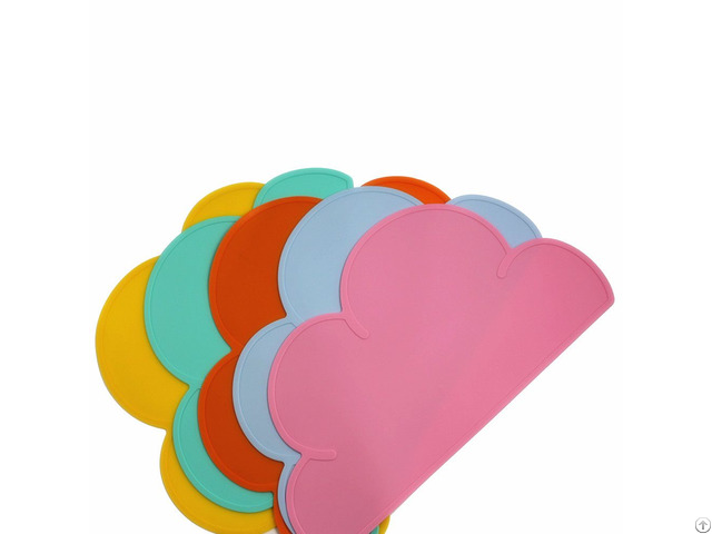 Factory Wholesale Cloud Shaped Silicone Mat