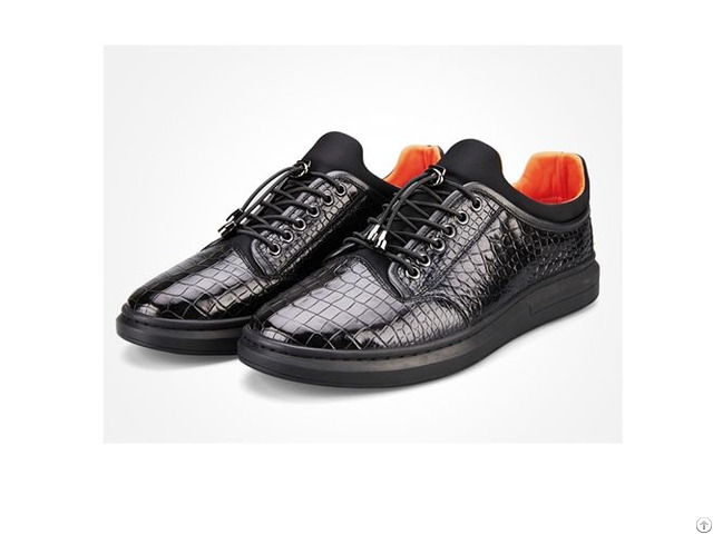 Crocodile Leather Men S High End Business Casual Genuine Shoes