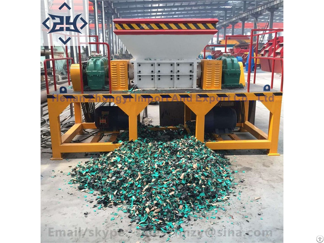 Double Shaft Shredder Hot Sale Waste Recycling Machinery Plasticshredder Metalshredder