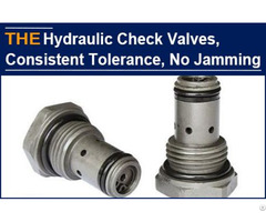 Hydraulic Check Valves Consistent Tolerance No Jamming