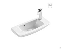 Cupc Ansi Asme Compliant Grade A White Rectangle Vitreous China Porcelain Wall Mount Bathroom Sink