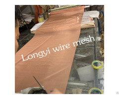 Pure Copper Woven Wire Screen 300 350 400 Mesh Emi Rf Shielding