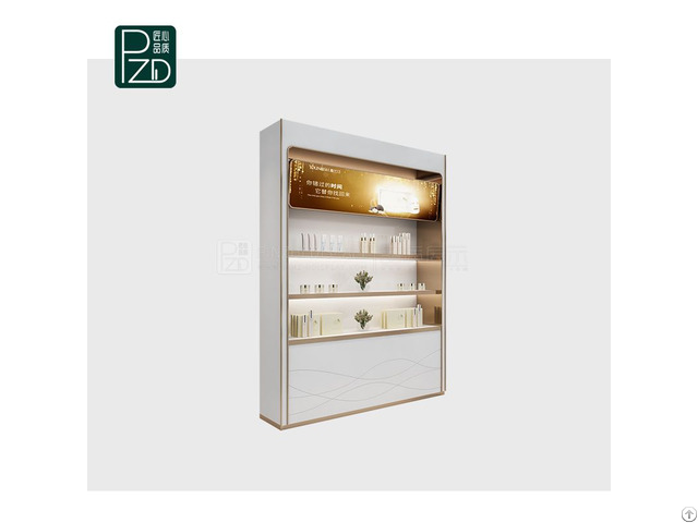 Retail Custom Wall Mounted Cosmetic Showcase