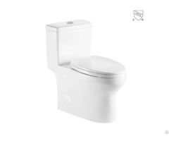 American Standard Bathroom Ceramic Fixture One Piece Skirted Elongated Toilet