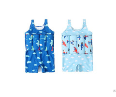 Children Buoyancy Vest Cute Pattern Quick Drying Floating Swimsuit