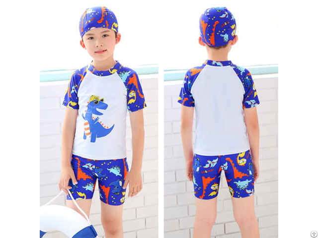 Kids Upf 50 3 Pieces Rash Guard Bathing Beach Wear Swimwear Sunscreen Swimsuit