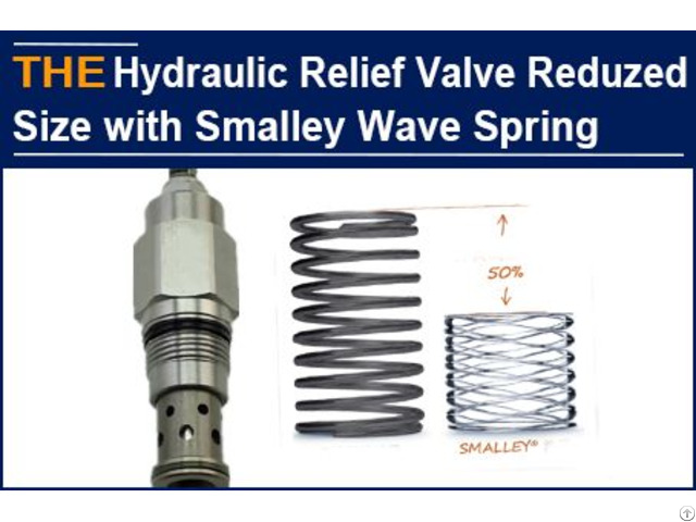 Hydraulic Relief Valve Reduced Size With Smalley Wave Spring