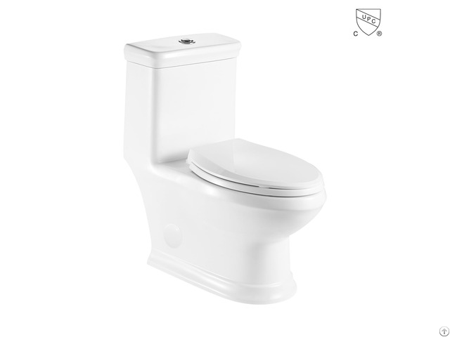 Bathroom Skirted Design Vitreous China Ceramic Dual Flush Elongated One Piece Cupc Toilet