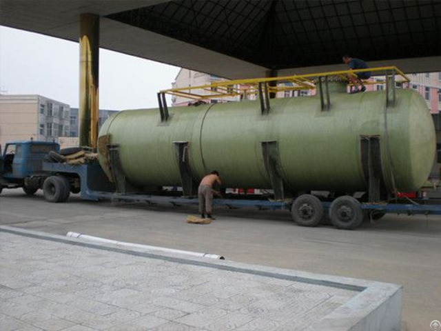 Horizontal Frp Filtrate Storage Tank