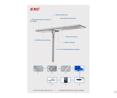 Exc Cr Z01 Solar Powered Street Lamp